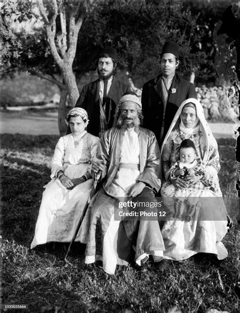 Photograph Of Yemenite Jews In Palestine Dated 1910 News Photo