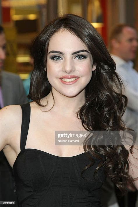 Actress Elizabeth Gillies Attends The Broadway Opening Of Everyday