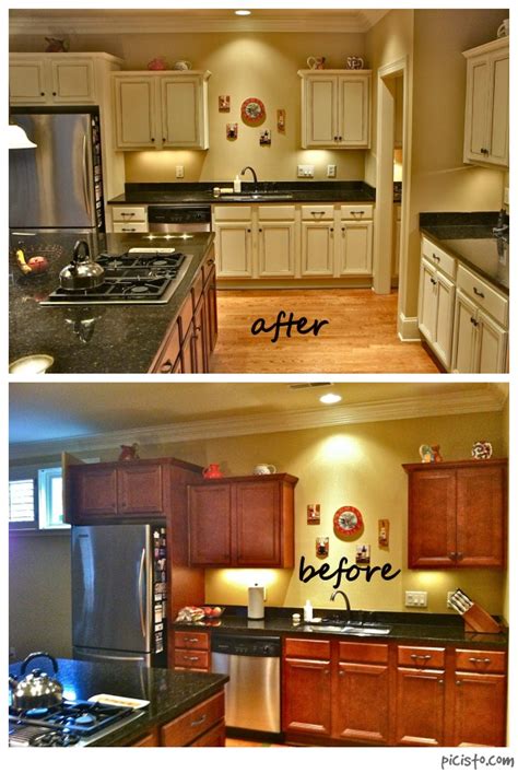 You may think you'll remember, but after weeks of empty cabinets, you'll be surprised at how hard it you need to really clean your cabinets and cabinet doors before painting. Painted Cabinets Nashville TN Before and After Photos