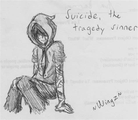 Pencil drawing is an ability which comes naturally to a person and it takes a lot of time and talent to complete a pencil drawing. Suicide test draw by ABwingz on DeviantArt