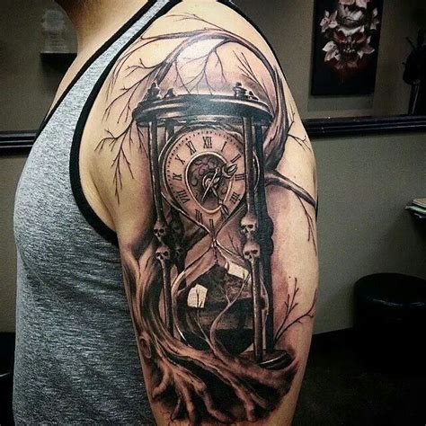 Pin By Redactedltacxrj On Ink Hourglass Tattoo Half Sleeve Tattoos