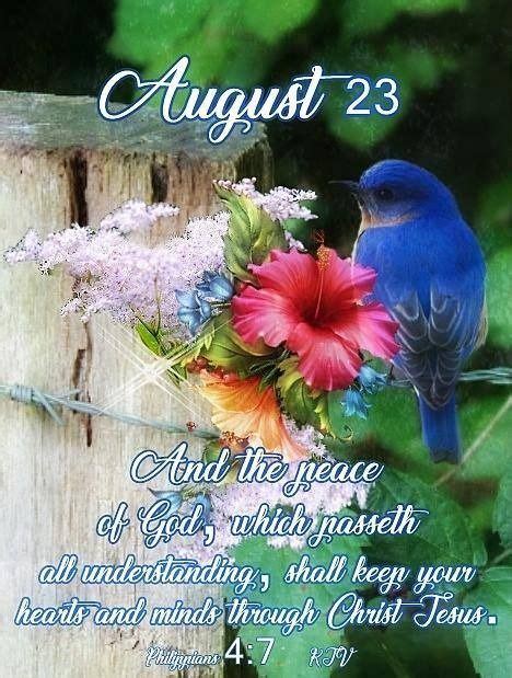 August 4 is the 216th day of the year (217th in leap years) in the gregorian calendar; Pin on AUGUST BIBLE VERSES