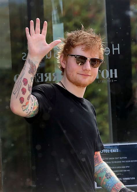 Ed Sheeran And His Wife Cherry Seaborn Went For A Stroll In The Rain