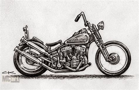 Mc Artmotorcycle Art Cks Sketch Book45 Ideas