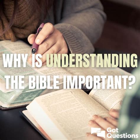 Why Is Understanding The Bible Important