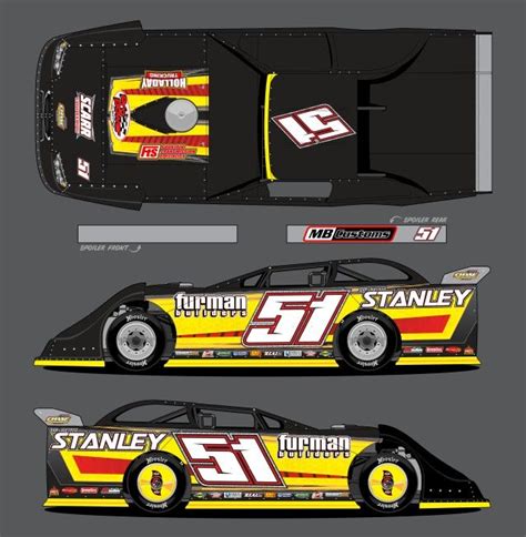 2016 Matt Furman Dirt Late Model Wrap Dirt Late Models Dirt Late