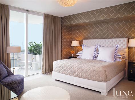 Contemporary Neutral Master Bedroom Luxe Interiors Design