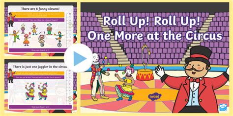 Roll Up Roll Up One More At The Circus Powerpoint