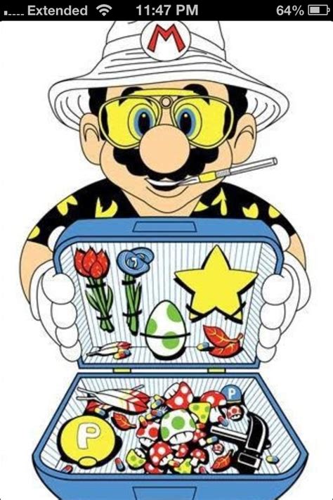 Mario Time Fear And Loathing Stoner Art Art