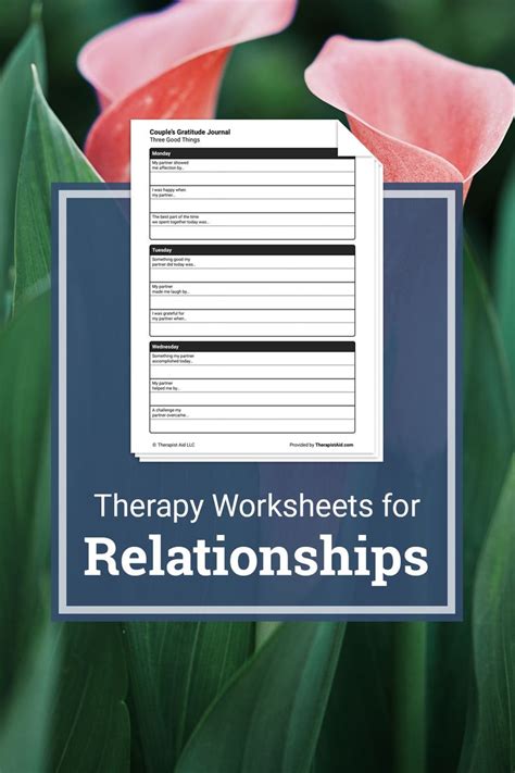 Therapy Worksheets For Relationships Therapy Worksheets Relationship