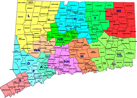 Connecticut Judical District Map