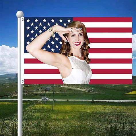 Lana Del Rey America Flag Nouvette