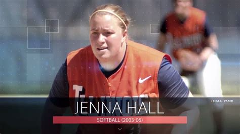 Jenna Hall 2019 Illinois Athletics Hall Of Fame Youtube