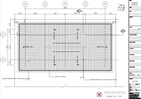 Sloping Roof Roof Plan Detail Drawing In Dwg File Roof Plan