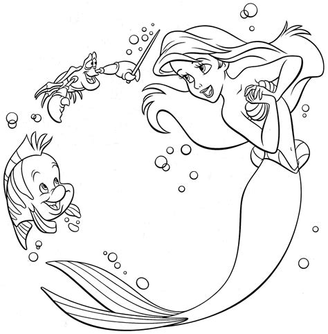 In this site you will find a lot of coloring pages in many kind of pictures. Disney Princess Mermaid Coloring Pages 249020 Disney ...