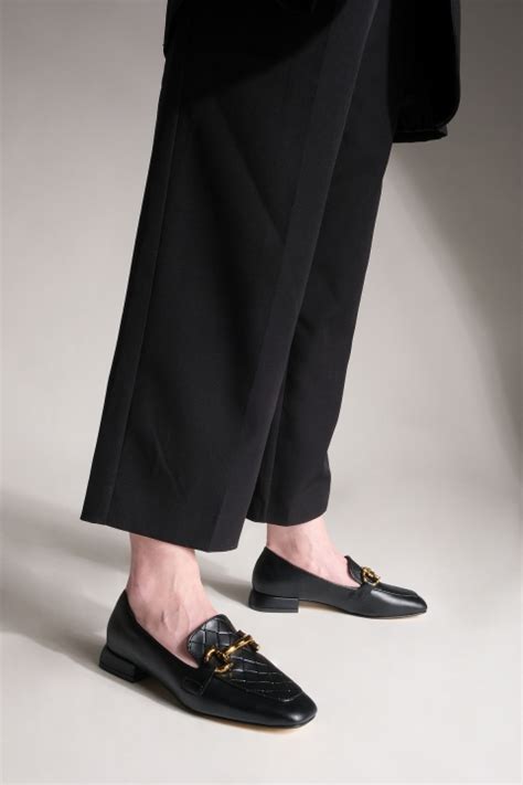 Kadın Loafer Zincirli Günlük Ayakkabı Vokel Siyah Marjin Ayakkabı