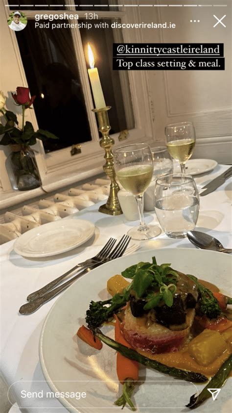 Greg OShea Enjoys Romantic Meal With Rumoured Girlfriend Kate Hutchins
