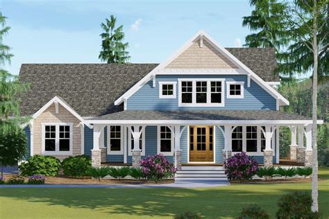 4 Bed Exclusive Craftsman House Plan With Main Floor Master 500067vv