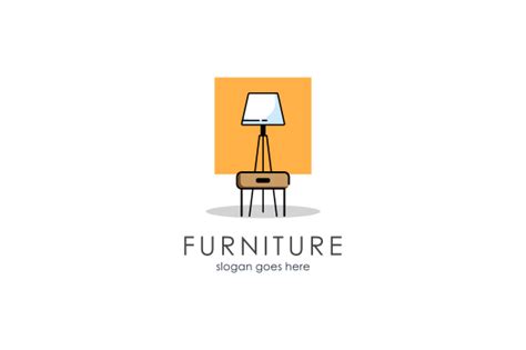 Interior Minimalist Room Furniture Logo Graphic By Deemka Studio