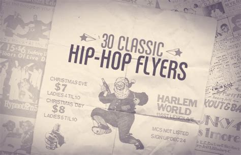 A Dj Kool Herc Party 1973 30 Classic Hip Hop Party Flyers Complex Ca