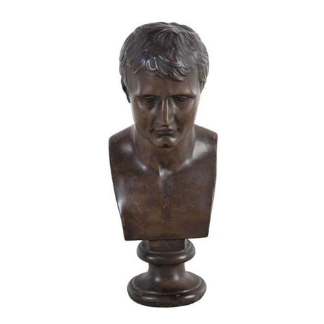 19th Century Bronzed Plaster Bust Of Napoleon Bust