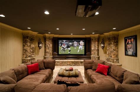 I have a 49″ 11 year old tv. 20 Awesome Basement Living Spaces