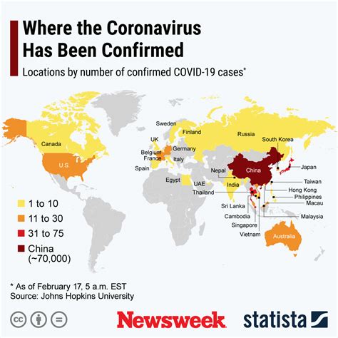 Coronavirus Update Map Shows More Than 71000 Confirmed Cases In 26