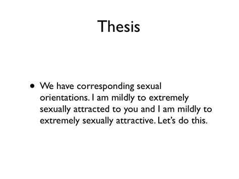 Why We Should Do Sex Things A Powerpoint