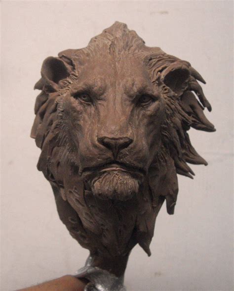 Lion Wip By Boularis On Deviantart Animal Sculptures Lion Art