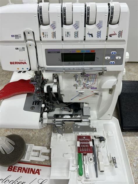bernina 1300mdc overlock serger coverstitch sewing machine 2006 ebay