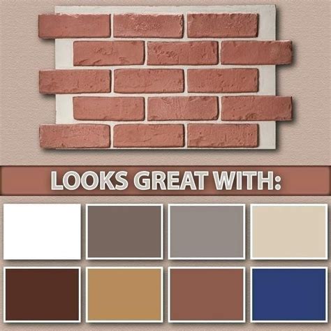 Paint Colors That Go With Red Brick Brick Exterior House