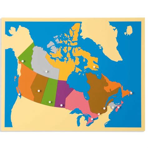 Puzzle Map: Canada | Nienhuis Montessori