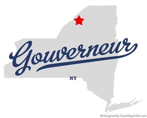 Map Of Gouverneur Ny New York