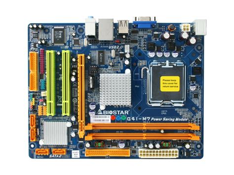 Biostar G41m7 Lga 775 Micro Atx Intel Motherboard
