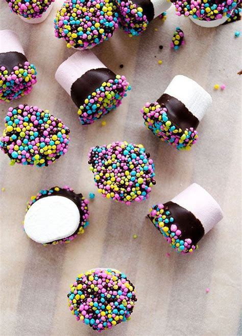 12 Unique Wedding Desserts Besides Cake Chocolate Dipped Marshmallows