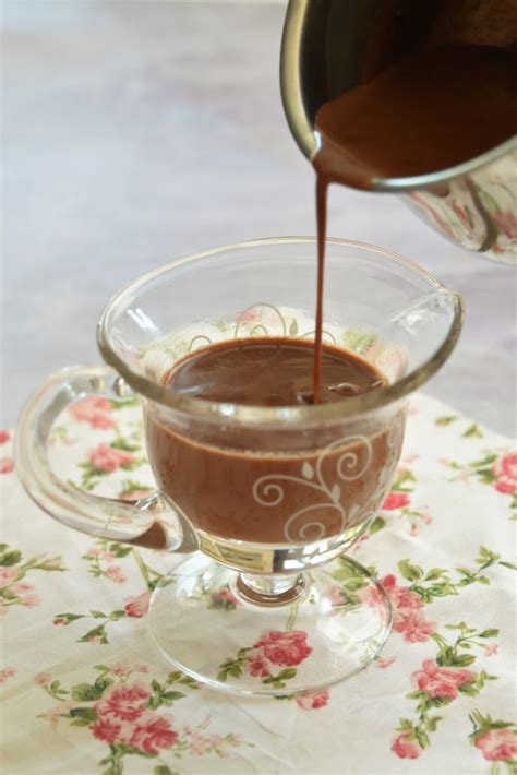 Sauce chocolat au lait