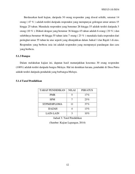 Perbandingan antara hasil kerja yang diharapkan dengan kenyataan (aktual) kinerja karyawan menentukan tingkat pelatihan yang perlu diberikan kepada. Cara Menulis Dapatan Kajian