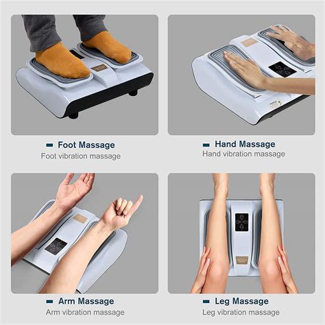 Buy Dienspeak Power Legs Vibration Plate Foot Massager Platform With Rotating Acupressure Heads