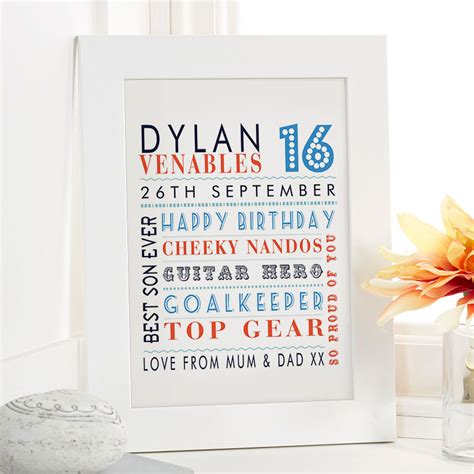 Penny keychain, 16th birthday gift, birthday for him, birthday for her, birthday boy, new car gift, lucky penny, sweet 16 birthday. Personalised 16th Birthday Gifts with On Screen Previews ...
