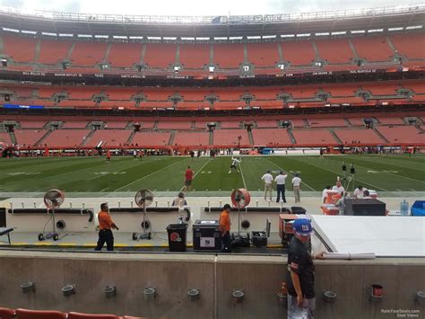 Section 108 At Cleveland Browns Stadium