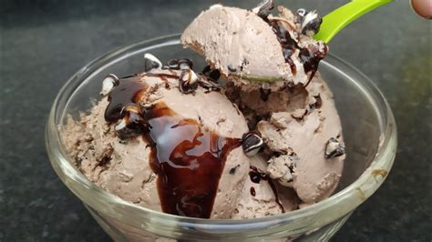 Homemade Chocolate Ice Cream Recipe Eggless Chocolate Ice Cream With Condensed Milk Youtube