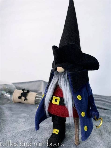 How To Make A Pirate Gnome For A Halloween Gnome Or Just Fun Gnome