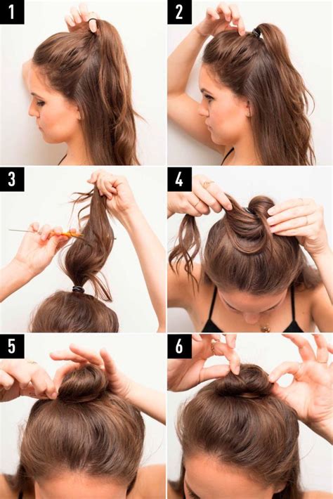 Half Bun Hairstyles Teased Hair Hair Styles