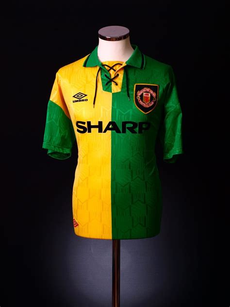 Man Utd Yellow Kit Adidas Manchester United Away Goalkeeper Jersey