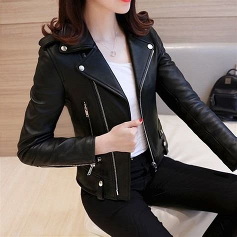 faux leather women jackets leather jackets women faux leather jacket women black leather