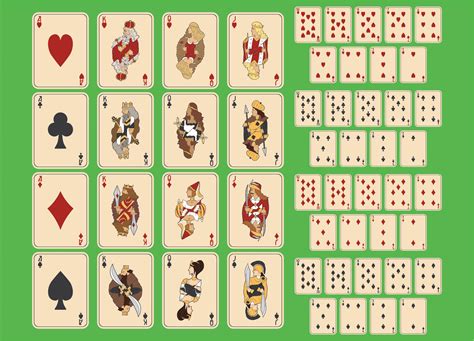 Deck Of Cards Printable Those Cards Consist Of Ace 2 3 4 5 6 7 8