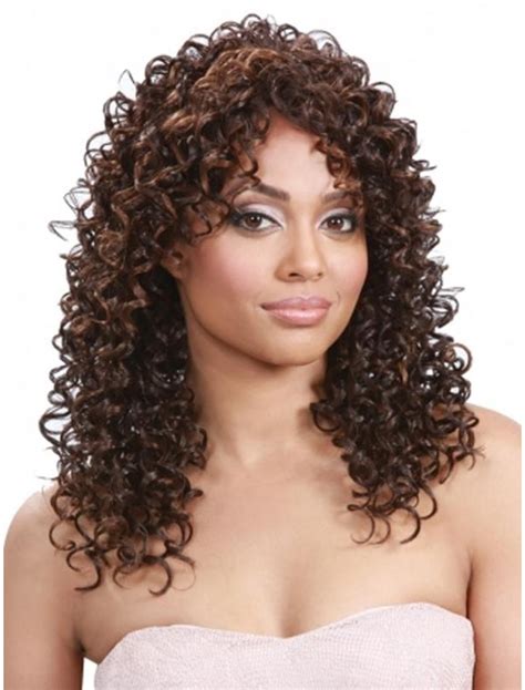 Graceful Brown Curly Long Human Hair Wigs And Half Wigs Grey Human Hair Wigs