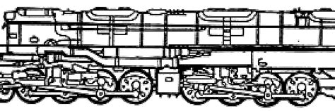 Union Pacific Big Boy Train Drawings Dimensions Pictures Download