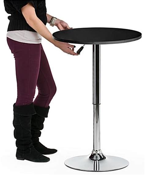 hydraulic bar table black top height adjustable