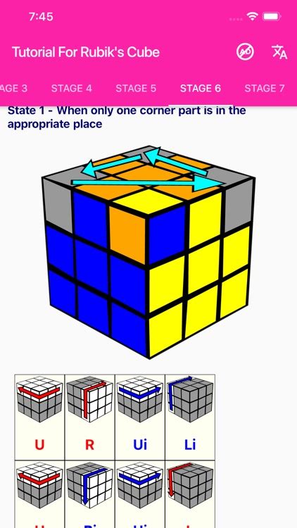 Stage 6 Rubiks Cube Rubik S Stage 6 Solving The Top Layer Facebook